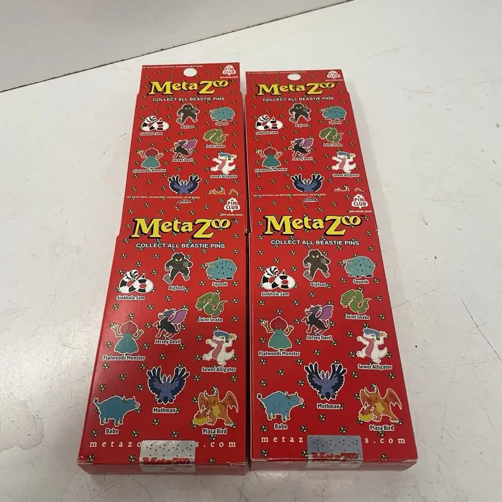 Piasa Bird, Sewer Alligator, Sam Snake Pin Club Promo Card Set METAZOO PIN CLUB